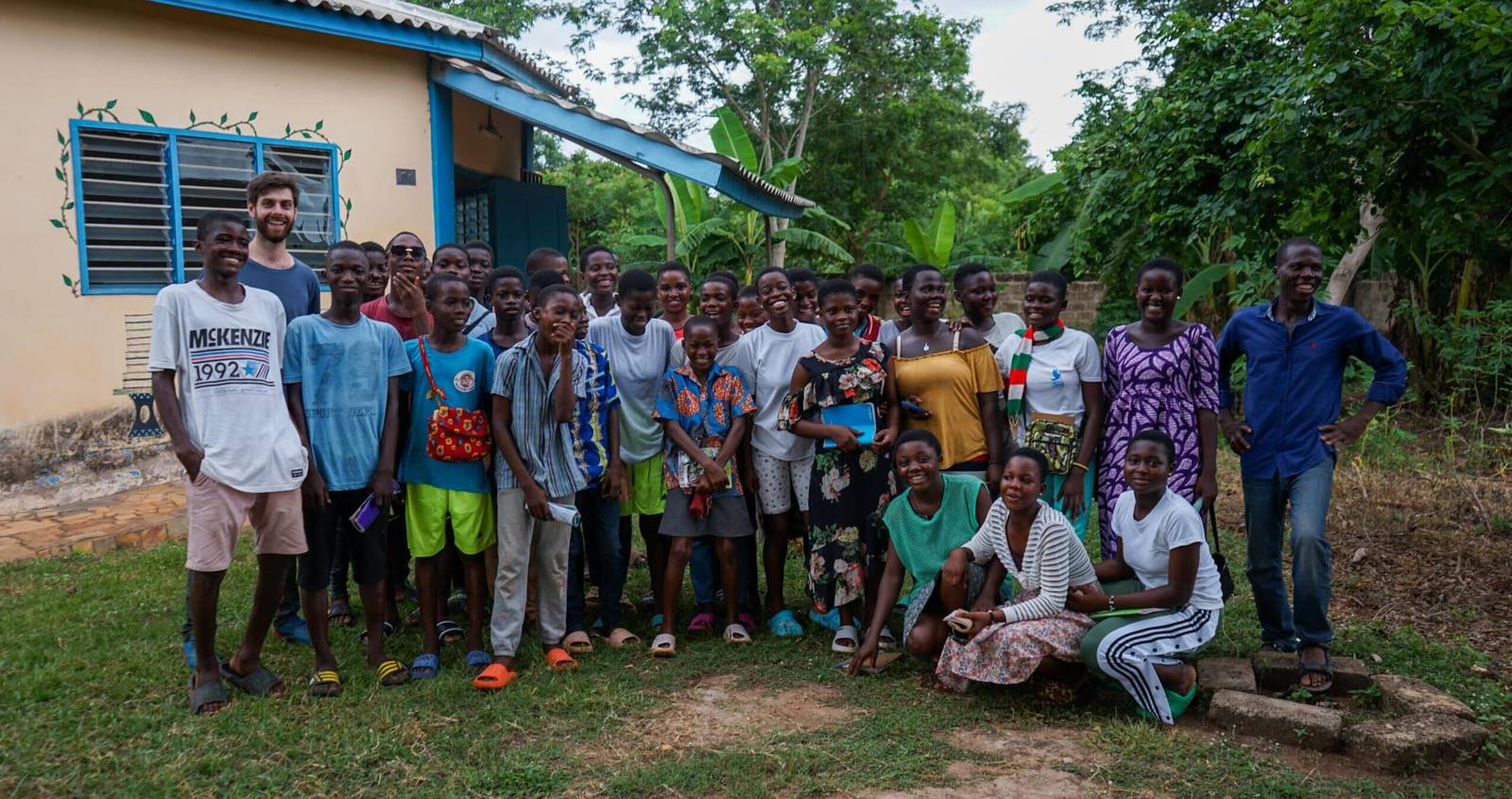 Kinder der Gruppe B des Leseclubs in Yéviépé